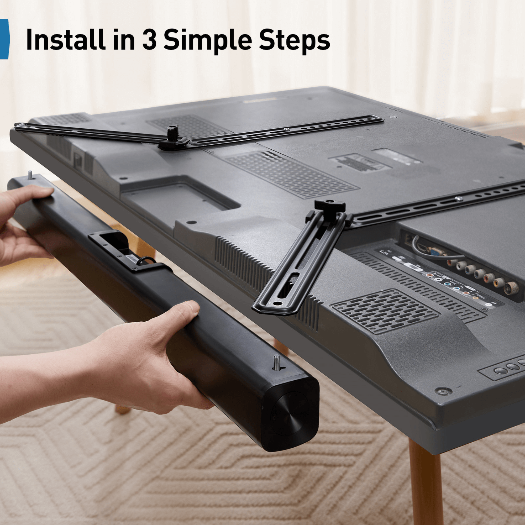 ErgoAV Universal Soundbar Mount Supports up to 15lbs
