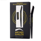 ARCHES & HALOS Two Pack Tri-Fold Brow Razor