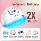 JODSONE Gel Nail Polish Kit with U V Light 32 Colors Gel Polish Nail