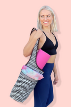JupiterGear Yoga Mat Carrying Tote Bag with Large Size Pockets | Multipurpose and Fit Most Size Mats