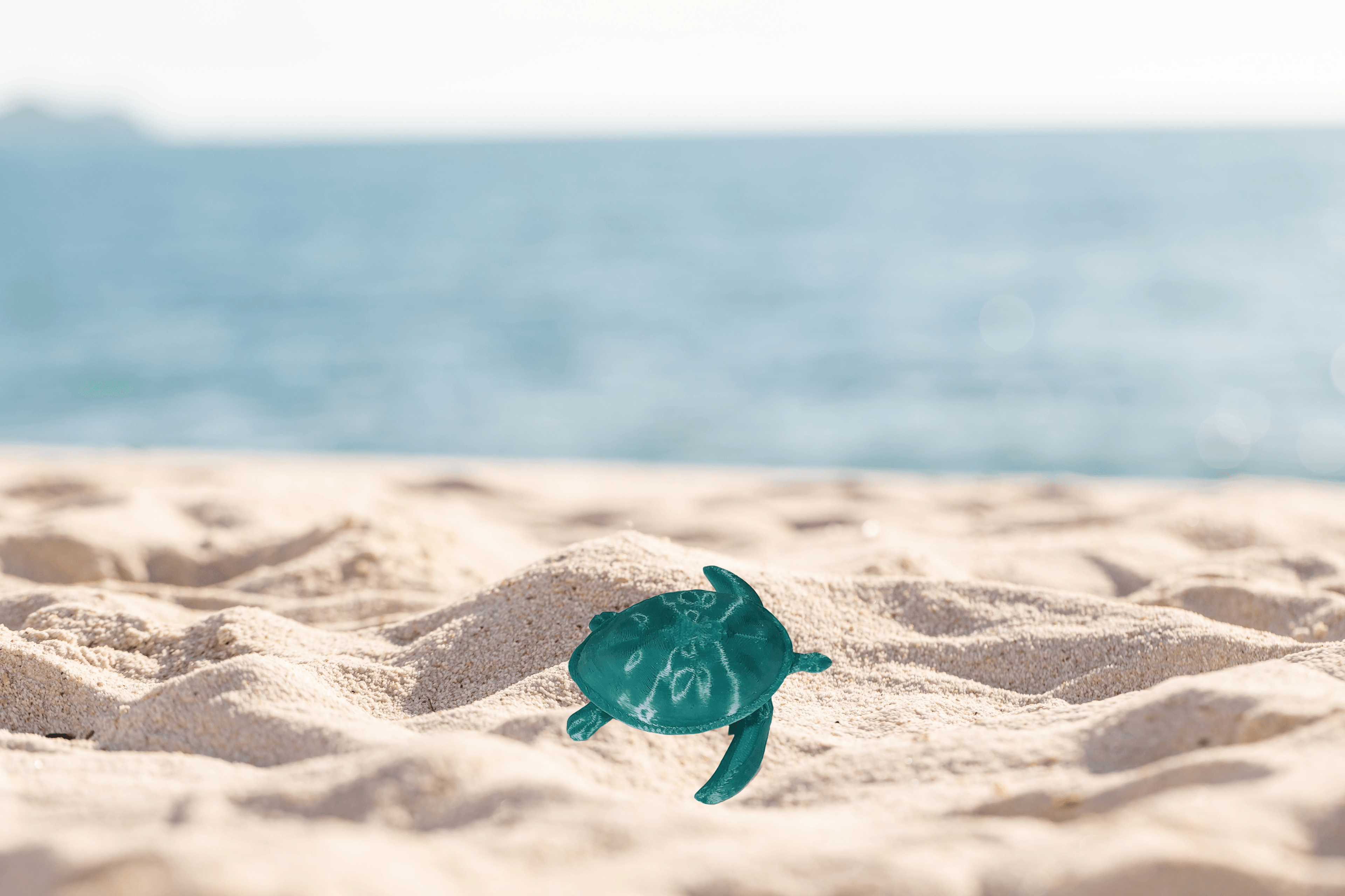 Cute Flexible 3D Printed Turtle, Multiple Color Options Available