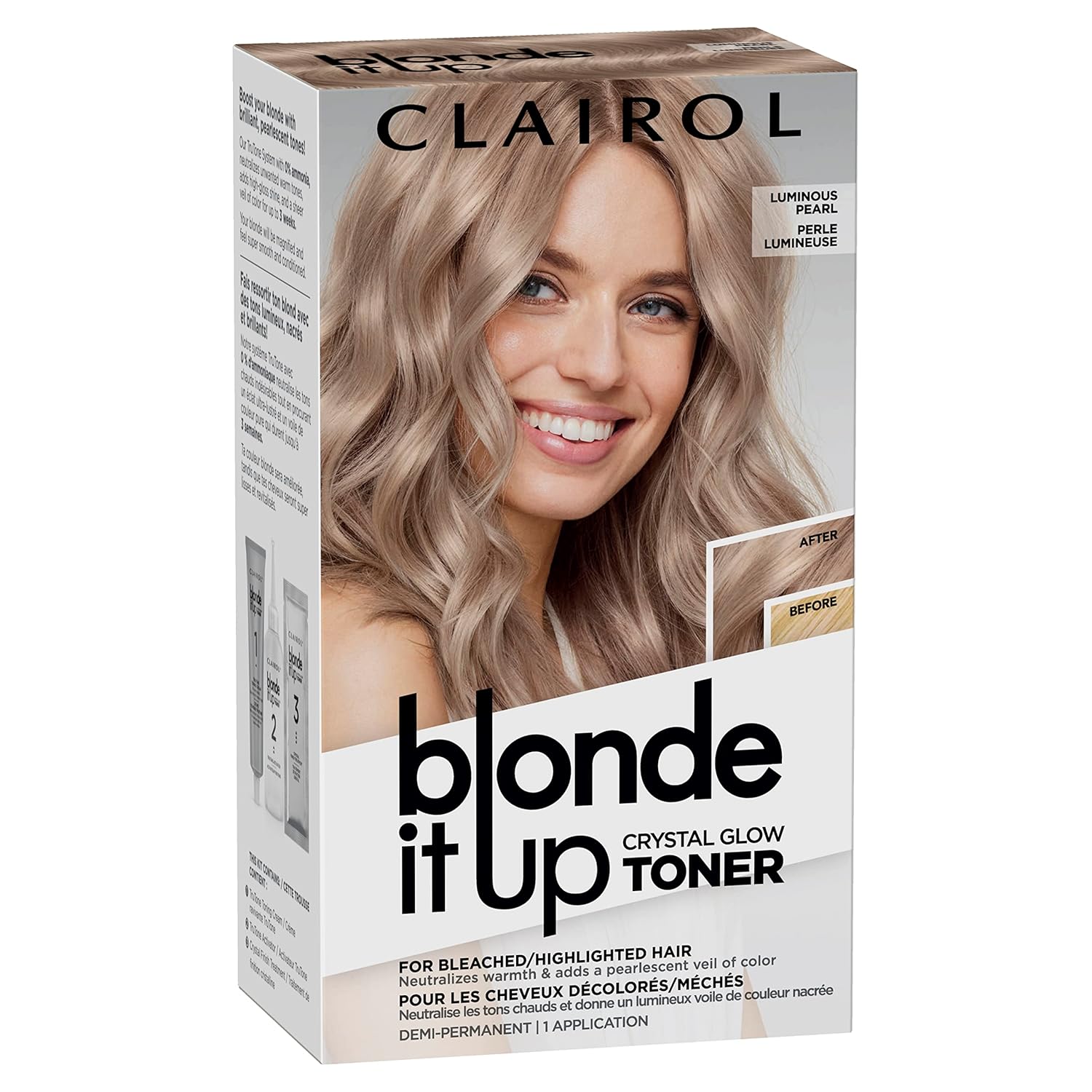 CLAIROL Blonde It Up Crystal Glow Toners Demi-Permanent Hair Dye