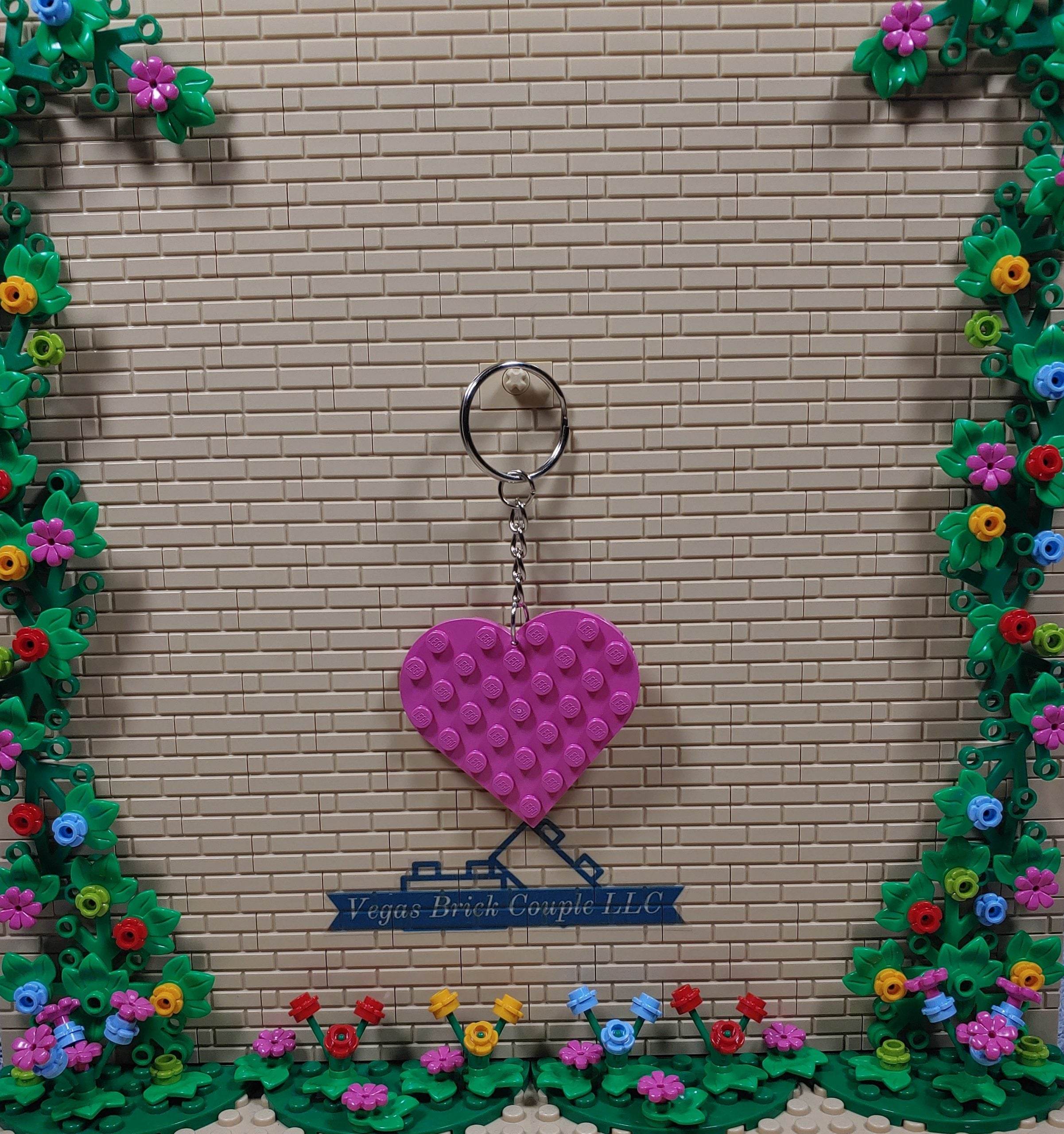 Lego® Heart Key Chain