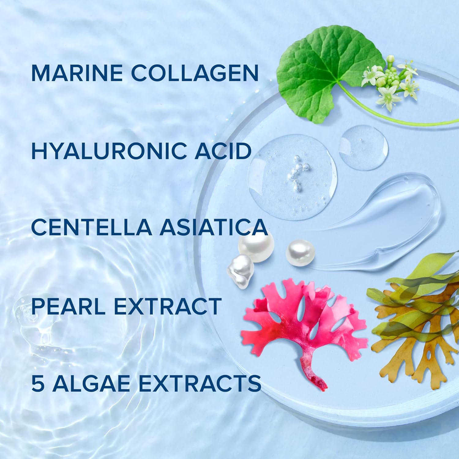 MAREE Collagen Facial Mask with Hyaluronic Acid - 6 Mask