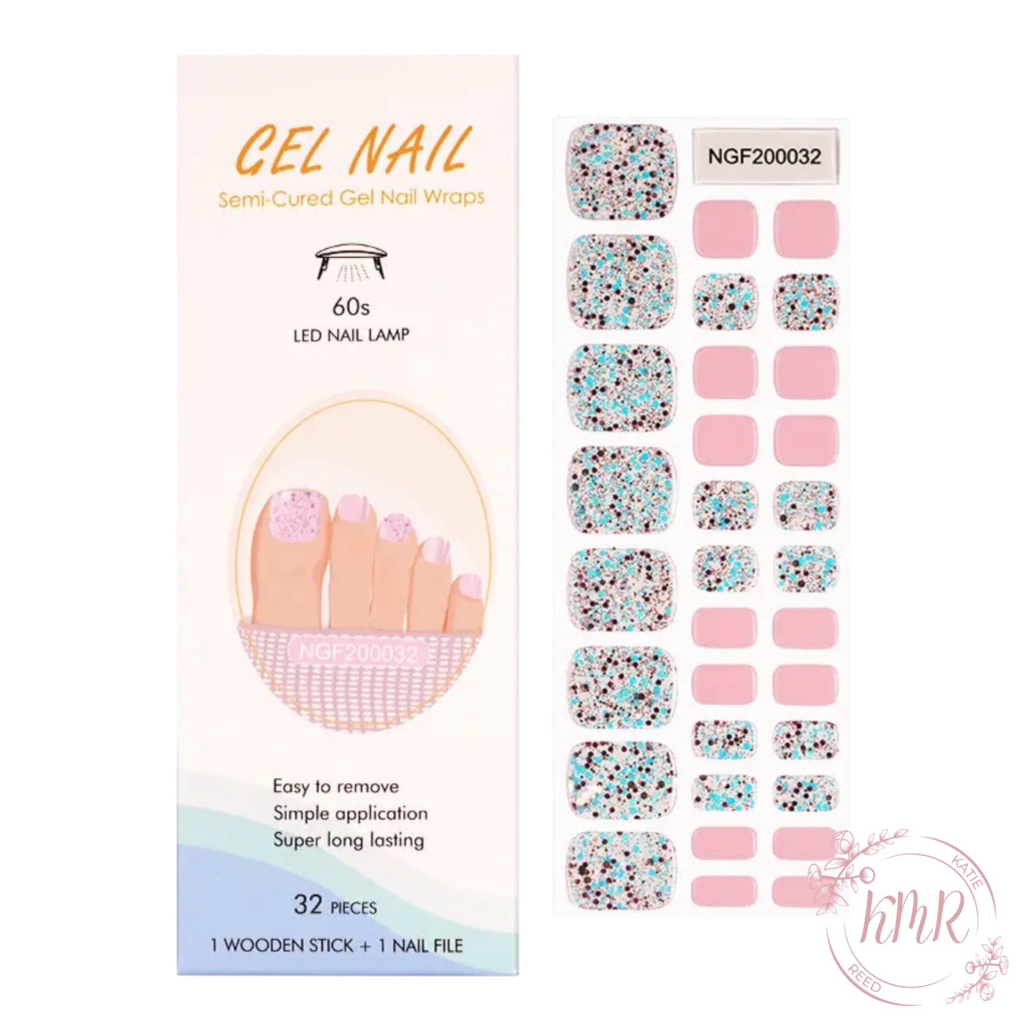 Basil Premier Gel Pedicure Wrap