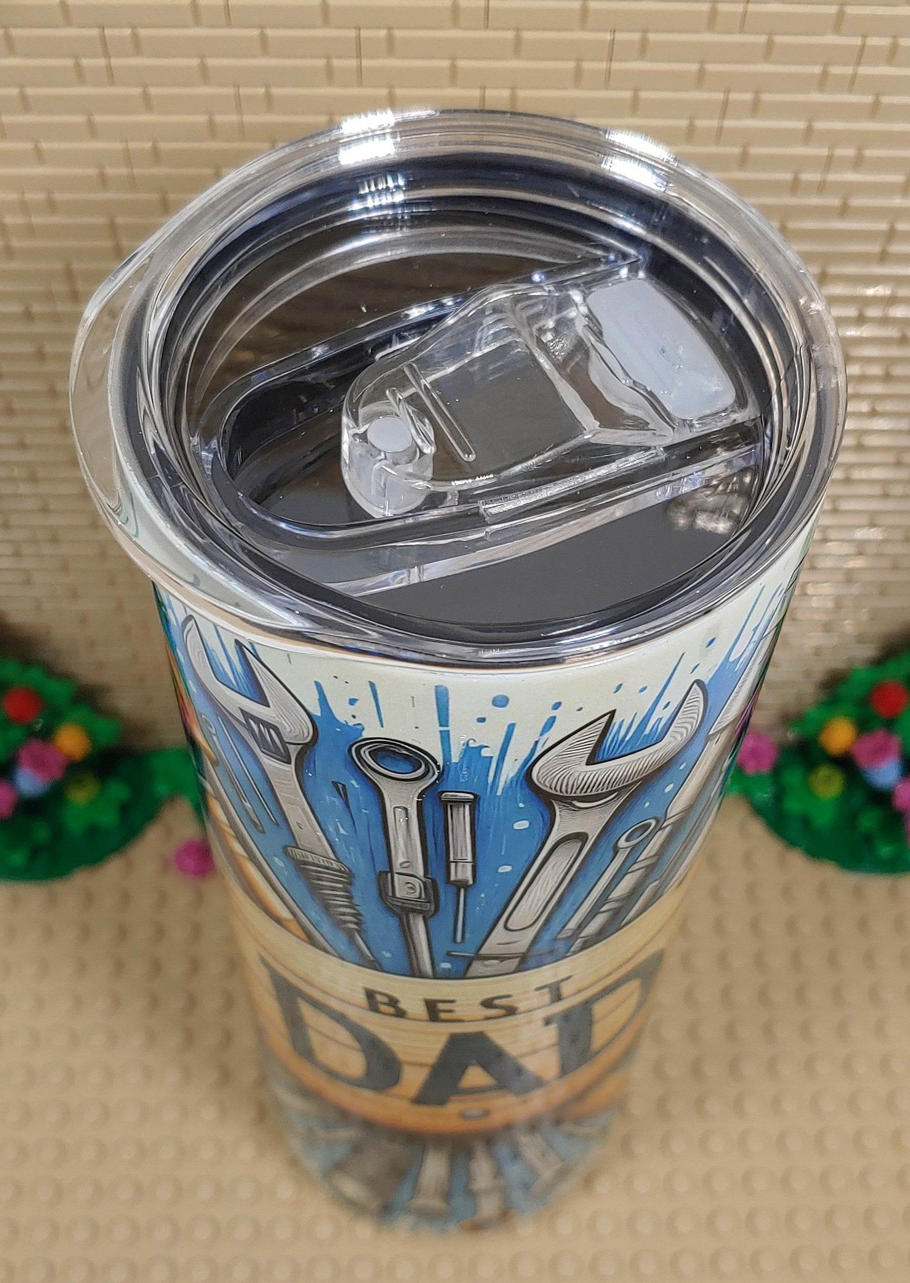 Best Dad with Tools Tumbler
