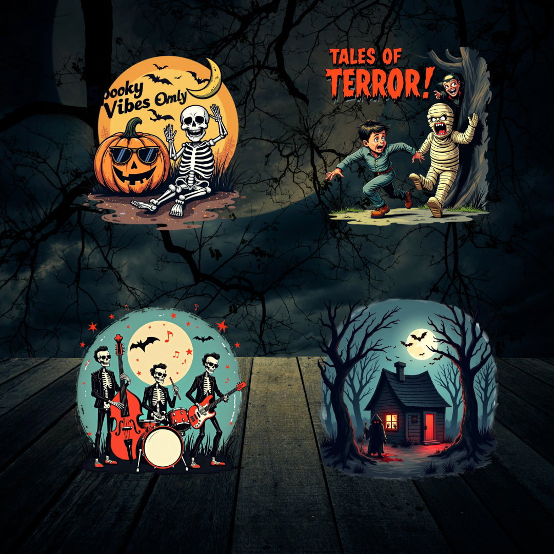 Ghoulishly Spooky Halloween Sign (Multiple Designs and Sizes Available)