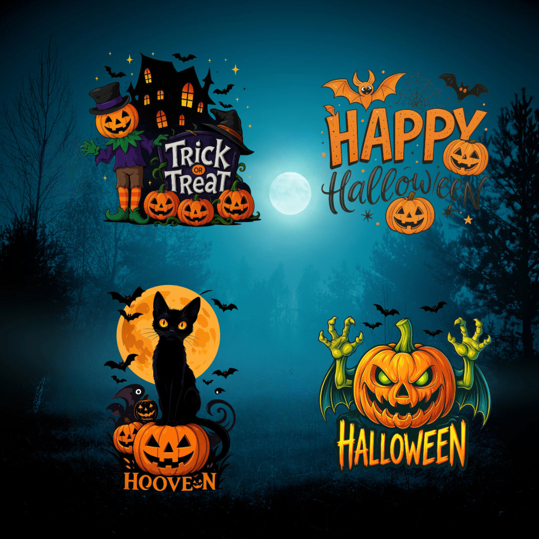 Cute and Spooky Halloween Signs (Multiple Designs and Sizes Available)