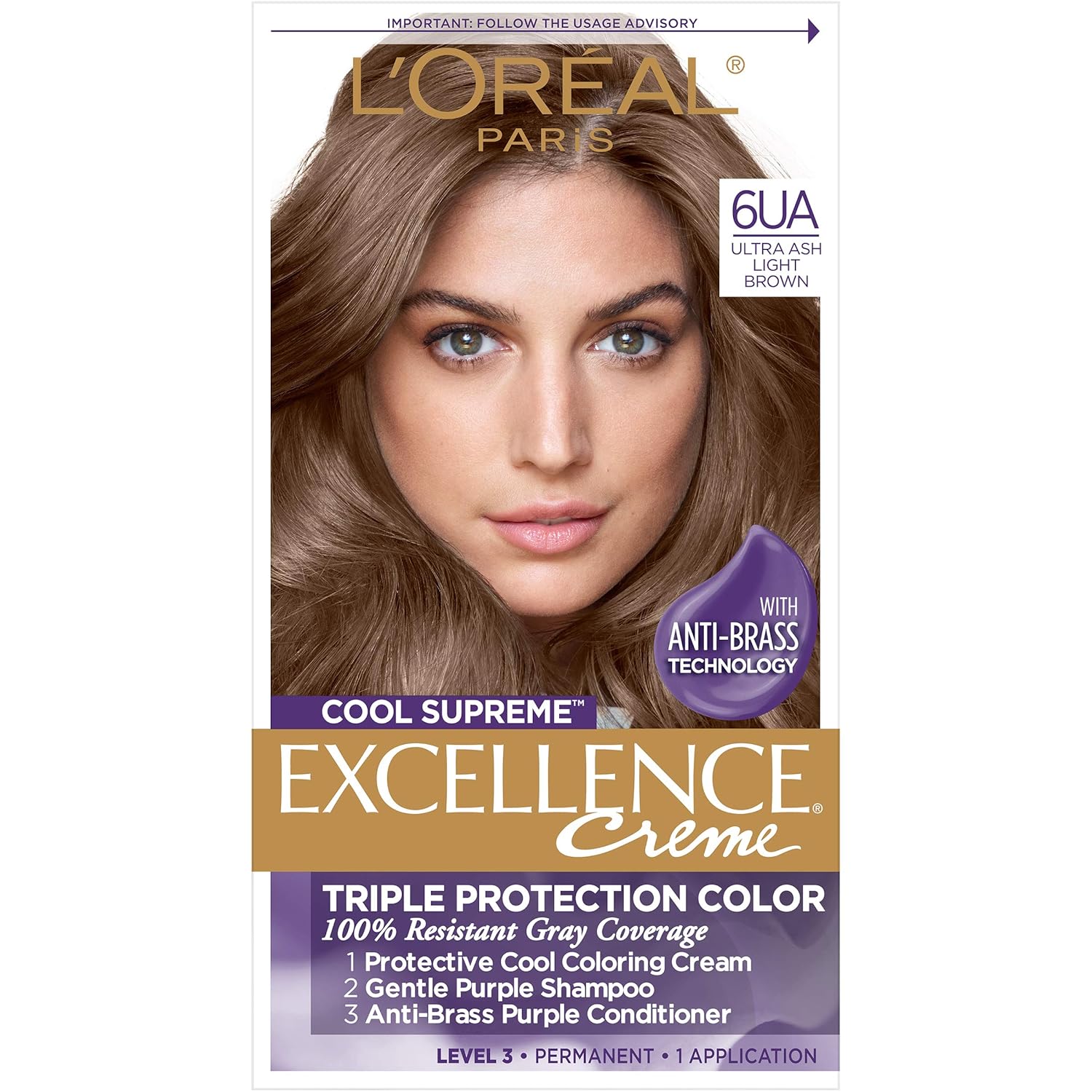 L'OREAL Excellence Cool Supreme Permanent Gray Coverage Hair Color