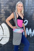 JupiterGear Yoga Mat Carrying Tote Bag with Large Size Pockets | Multipurpose and Fit Most Size Mats