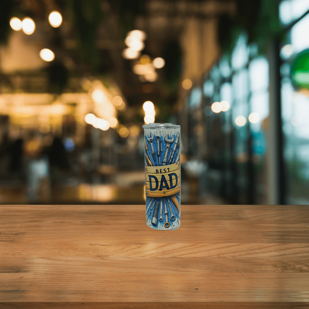 Best Dad with Tools Tumbler