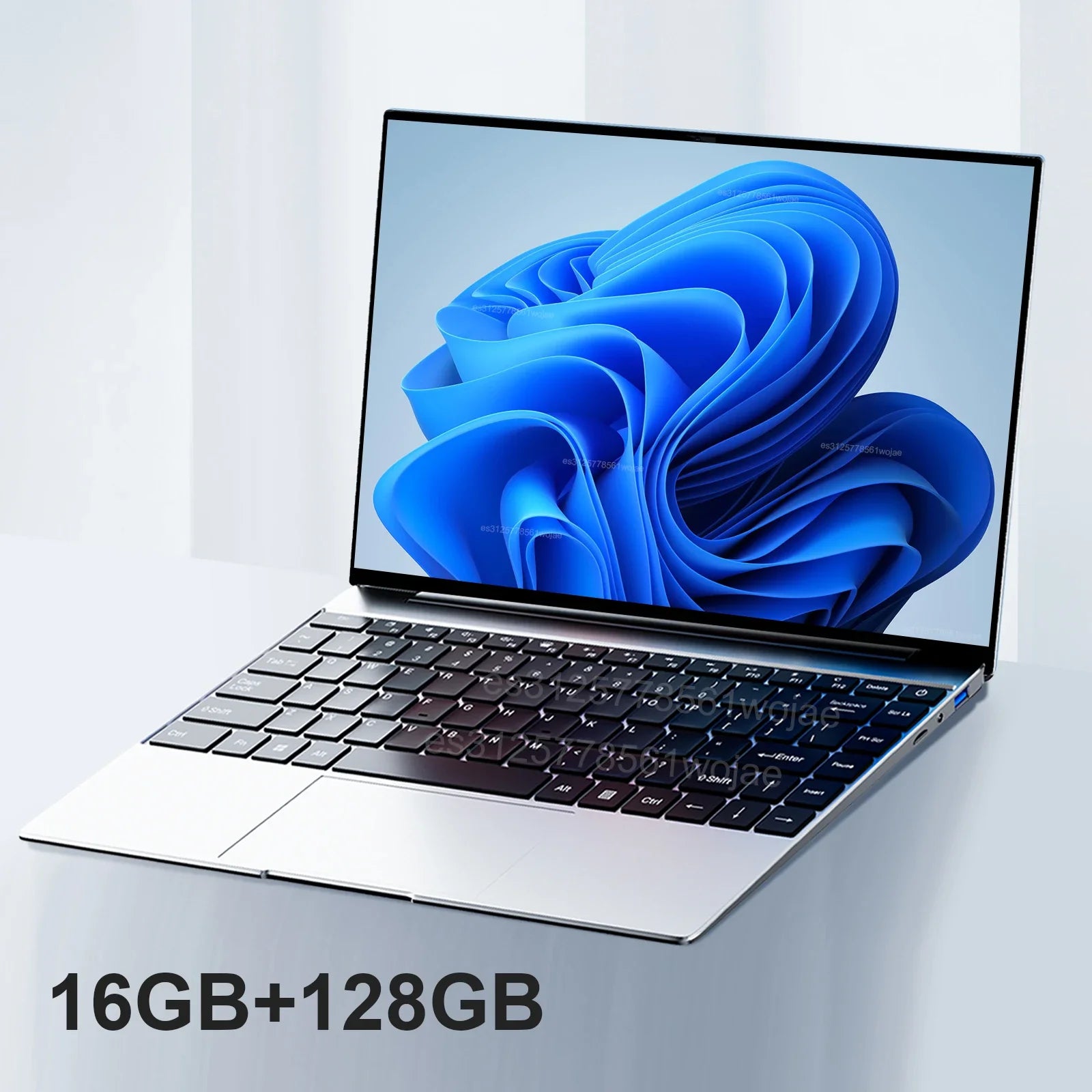 14.1"Ultra Slim Laptop 16GB RAM 2TB SSD Intel N3700 Notebook Gamer 1920*1080 Display Office Study Computer PC Windows 11 Pro