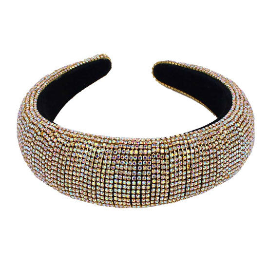 Shiny Rhinestone Pave Headband