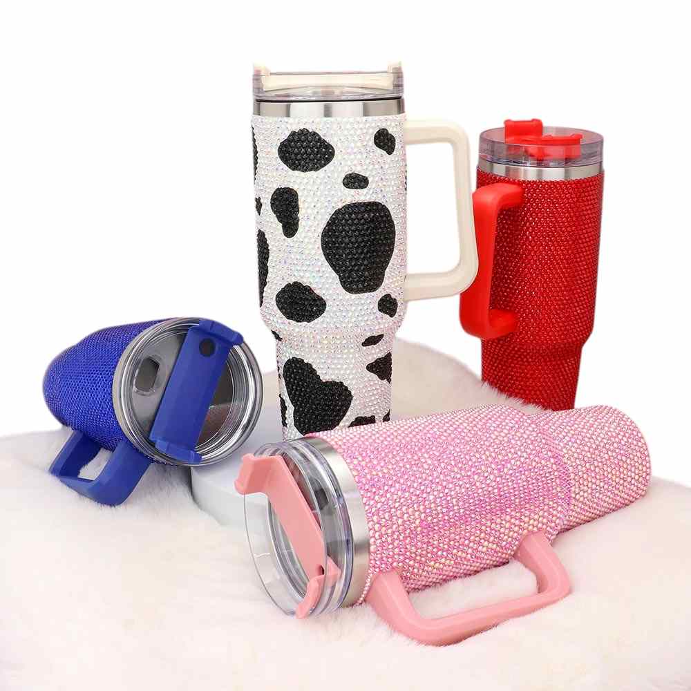 Bling Studded 40oz Stainless Steel Tumbler