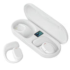 Open-Ear Bone Conduction Wireless Headphones – Earbuds with Ear Hook and Non-Noise Cancelling Design