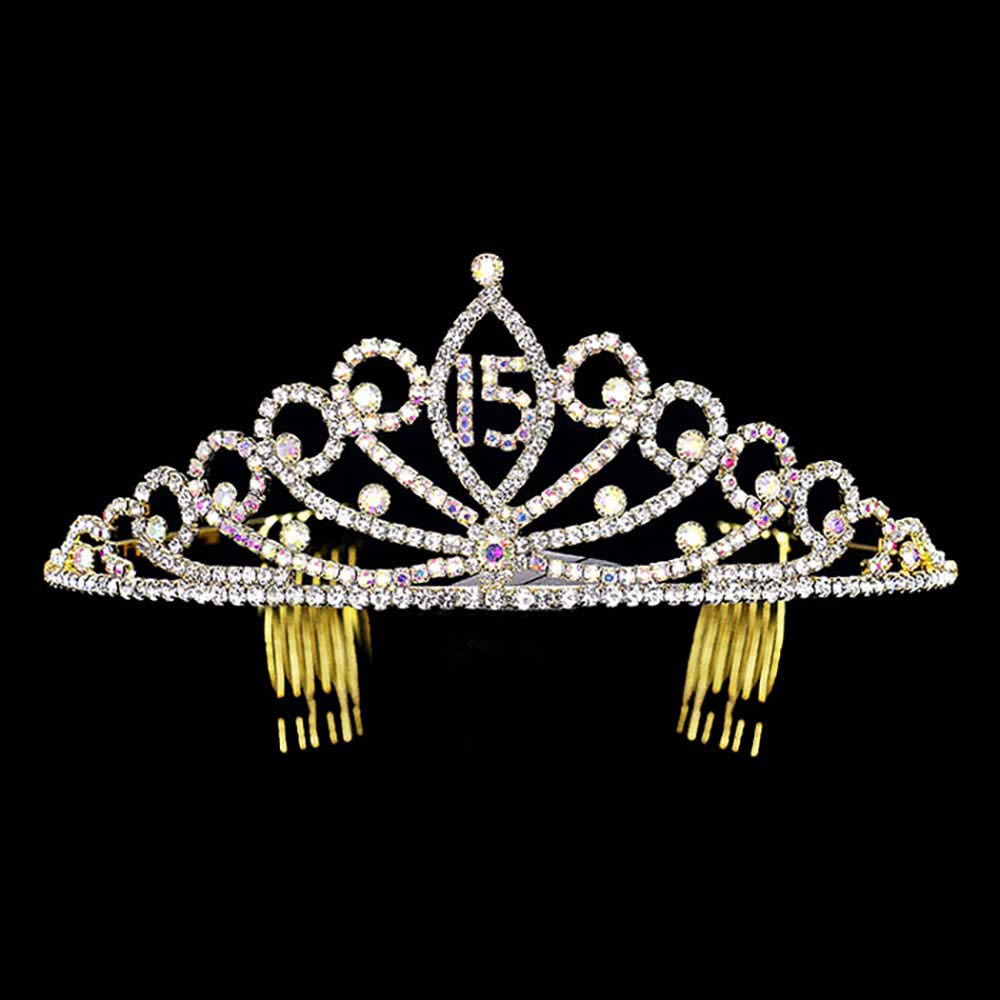 Sweet 15 Rhinestone Princess Tiara