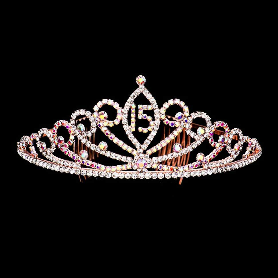 Sweet 15 Rhinestone Princess Tiara