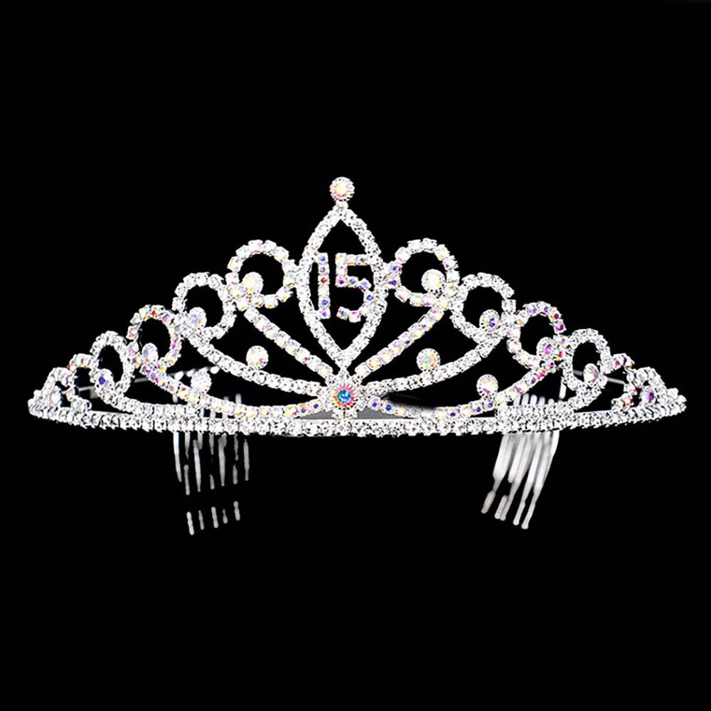 Sweet 15 Rhinestone Princess Tiara