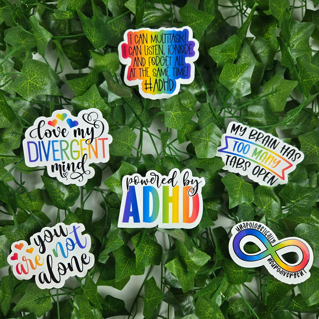 Cute and Funny Neurodivergent Stickers