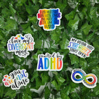 Cute and Funny Neurodivergent Stickers