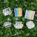Funny and Cute Neurodivergent Stickers