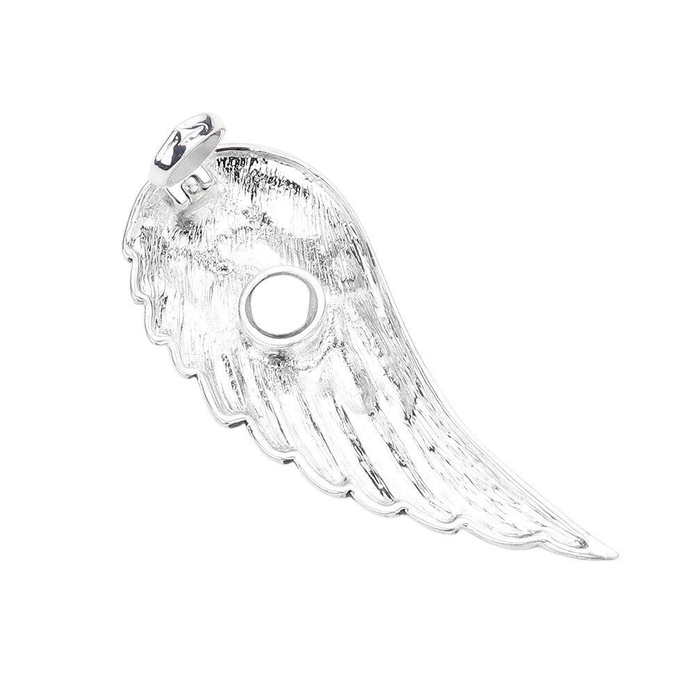 American USA Flag Wing Pendant Set