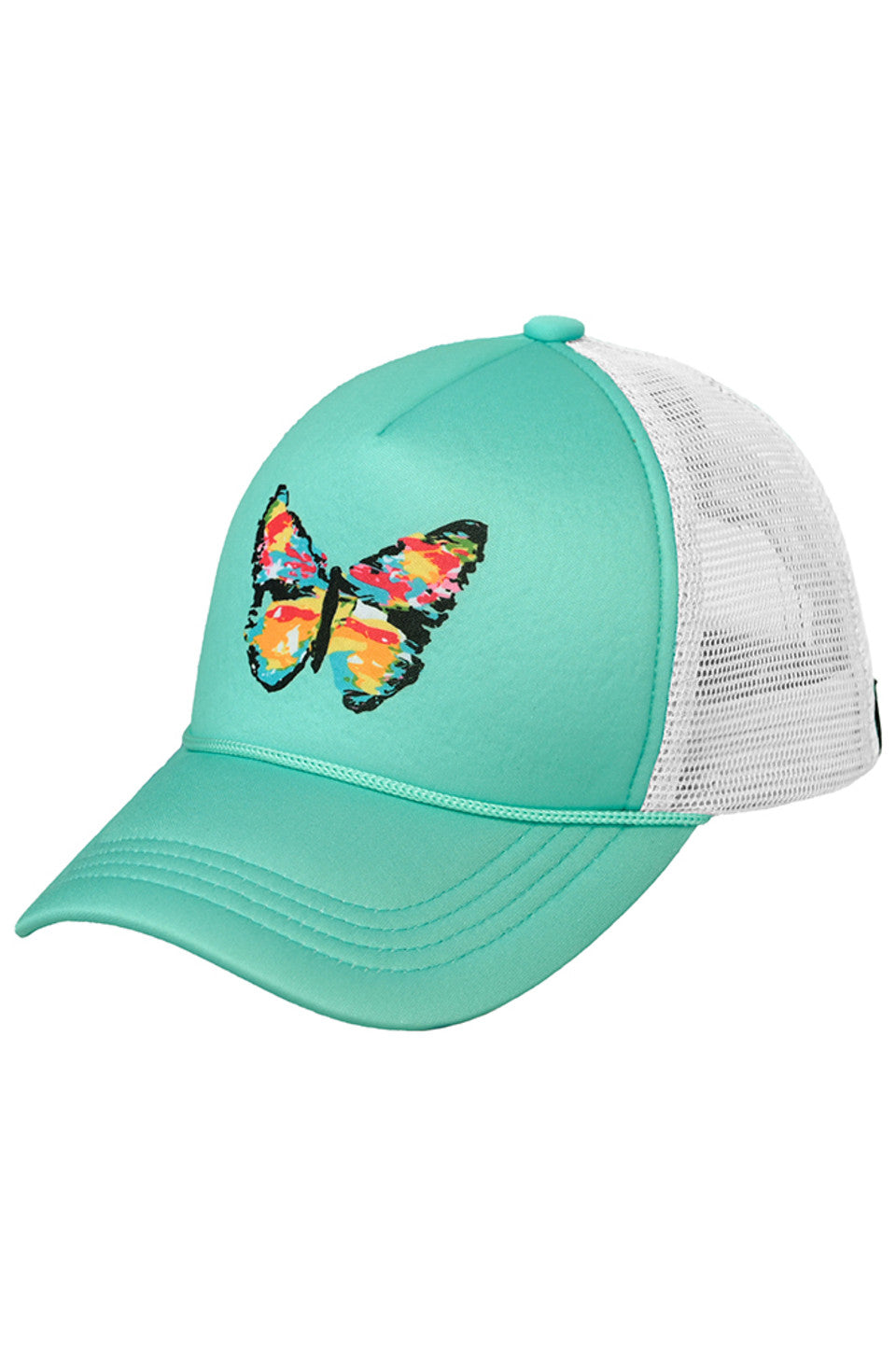 C.C Hand Painted Abstract Butterfly Trucker Cap