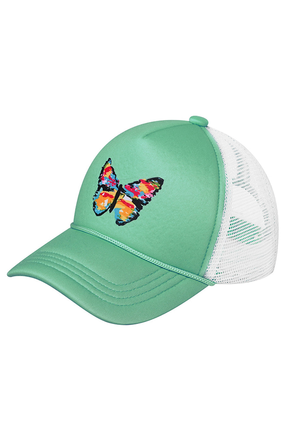 C.C Kids Hand Painted Abstract Butterfly Cap