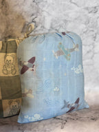 Organic Bamboo Blend Crib Sheet in Dreamy Planes
