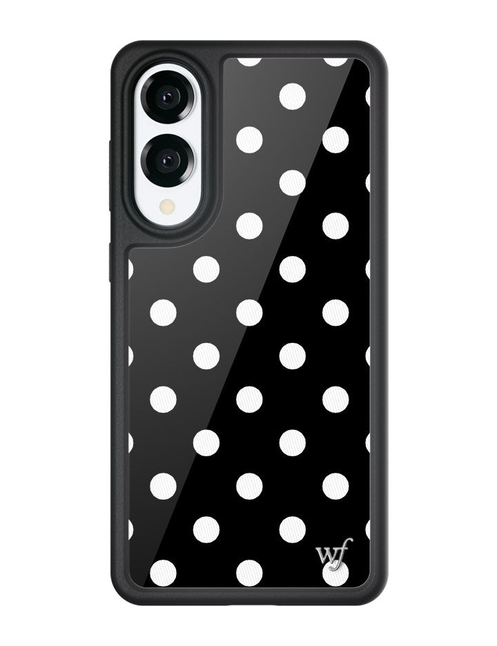 Polka Dot | Black and White Samsung Galaxy Case