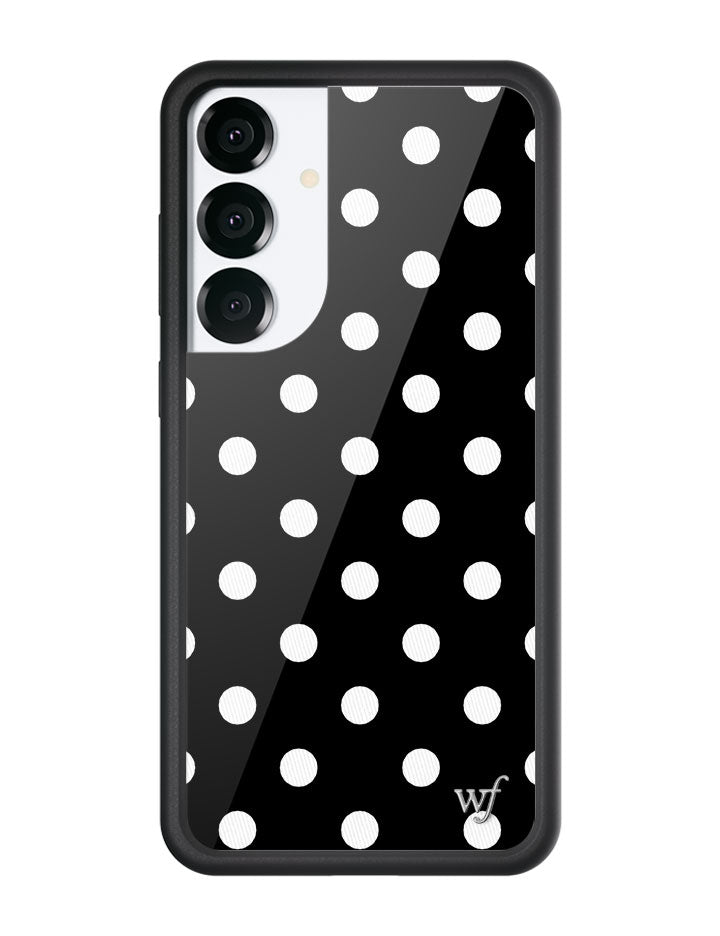Polka Dot | Black and White Samsung Galaxy Case