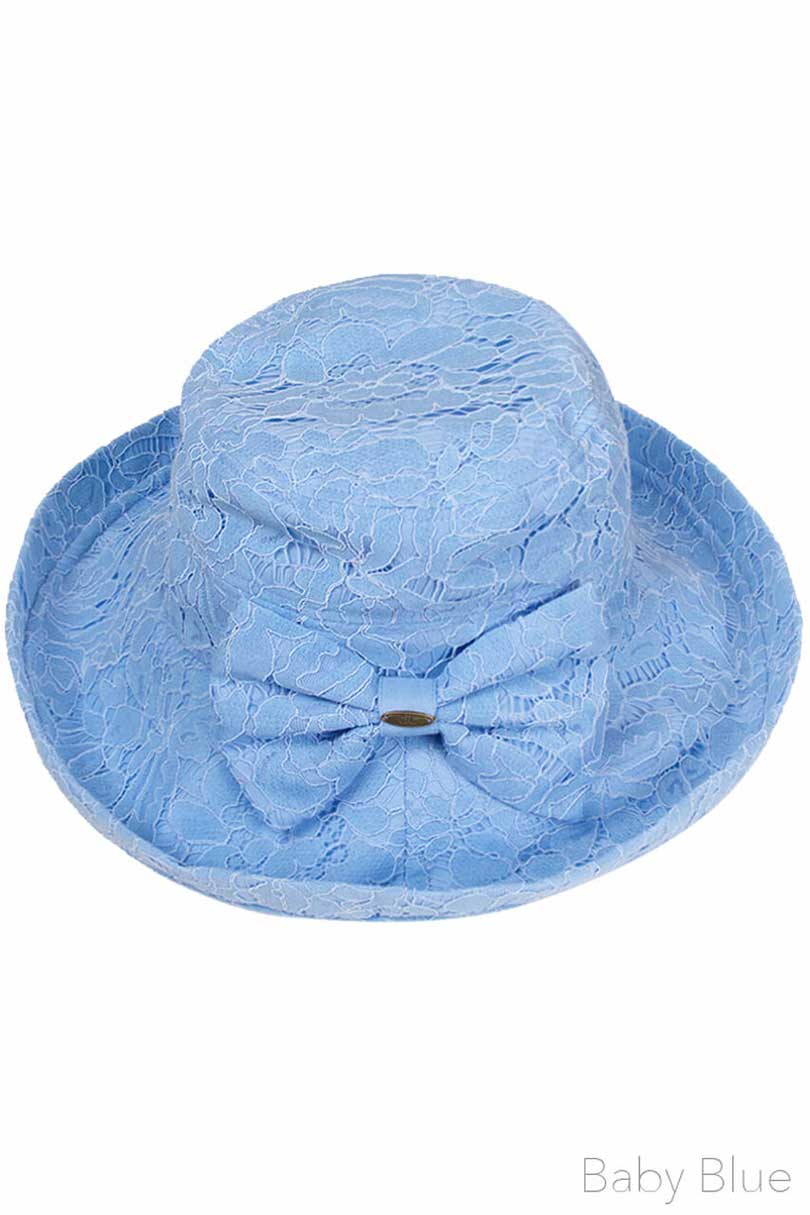 C.C Foldable Lace Hat