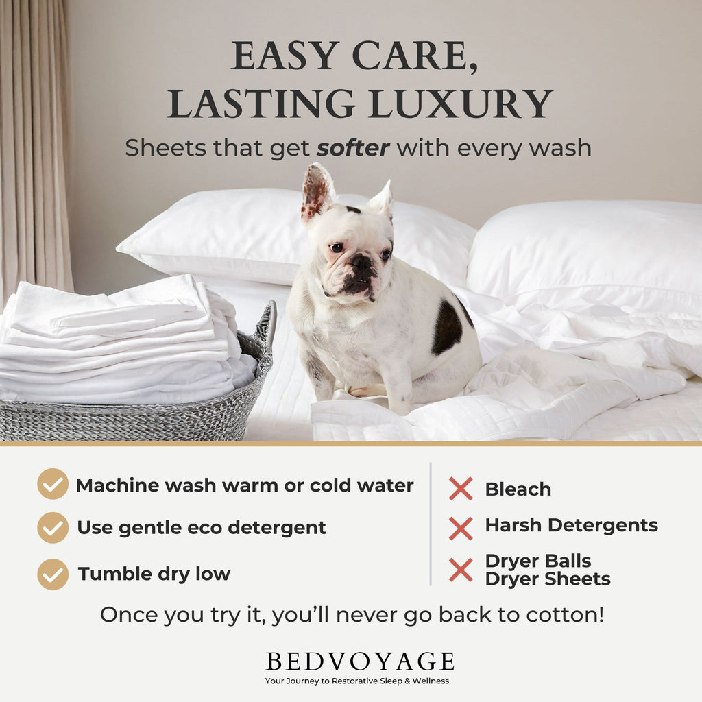 Bamboo Pillowcase Set – Ivory