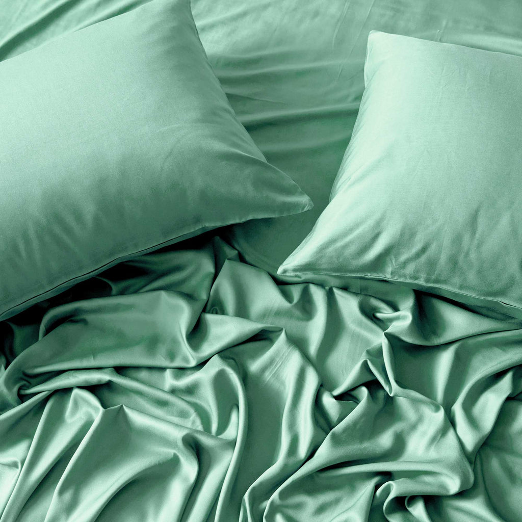 Bamboo Pillowcase Set – Seaglass