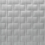 Bamboo Quilted Coverlet- Stone