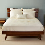 Bamboo Quilted Decorative Pillow - Ivory