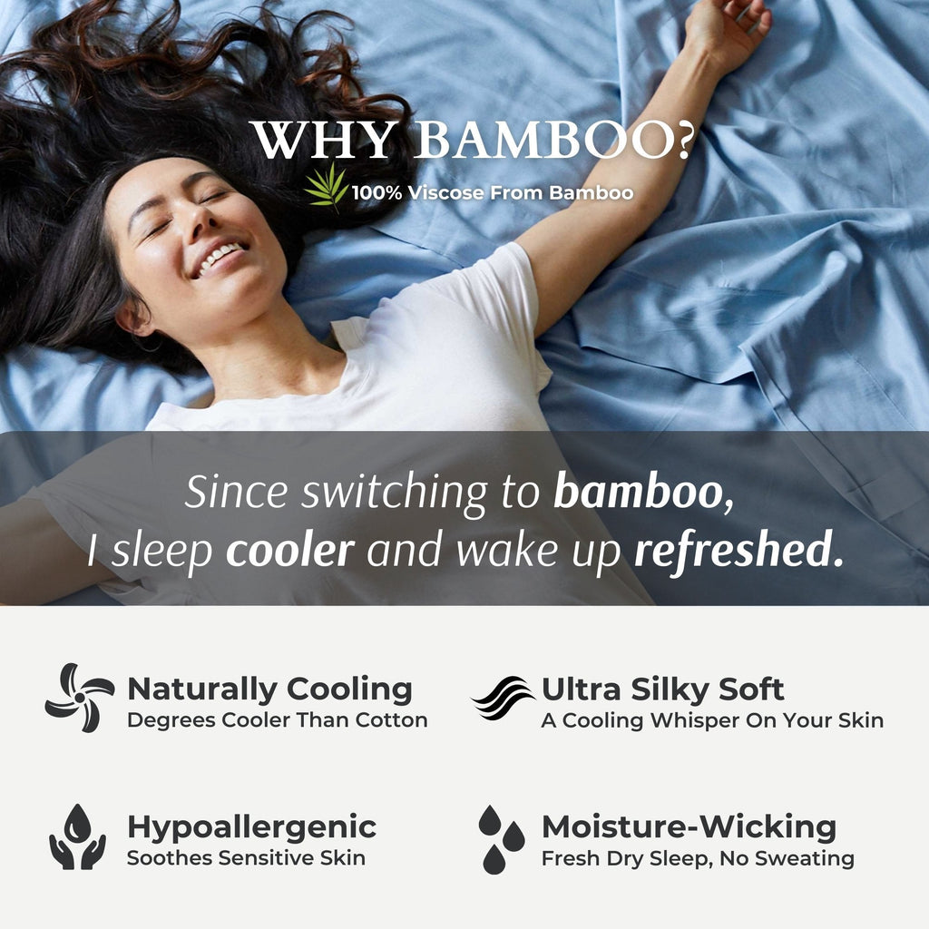 Bamboo Bed Sheet Set - Ocean