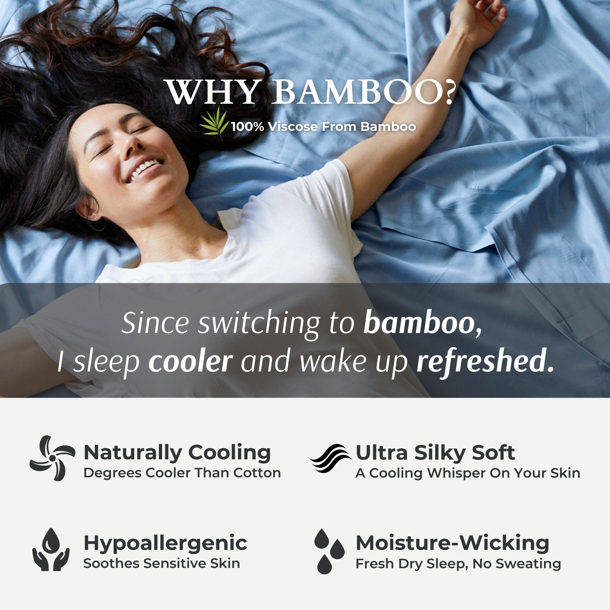 Bamboo Bed Sheet Set - Ocean