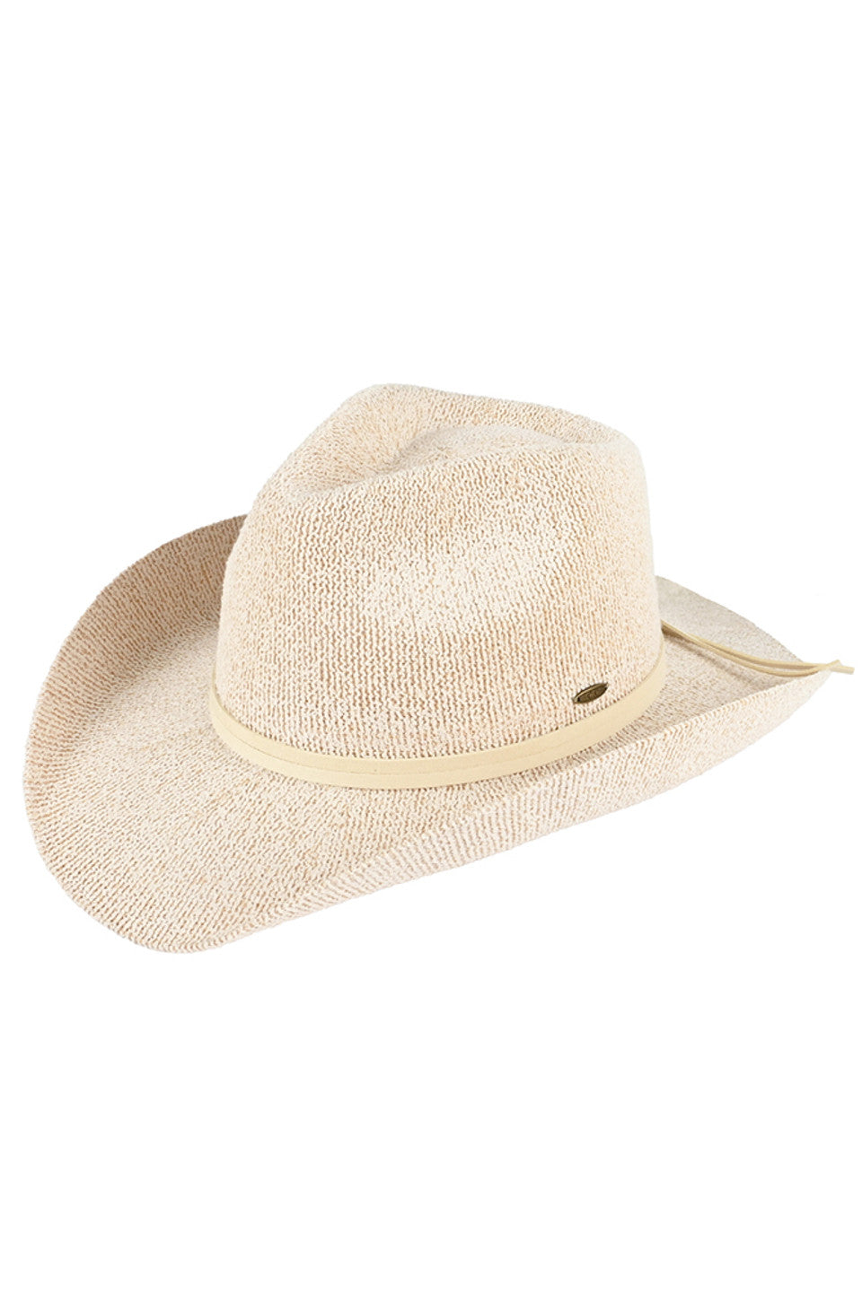 C.C Terry Cloth Band Trim Cowboy Hat
