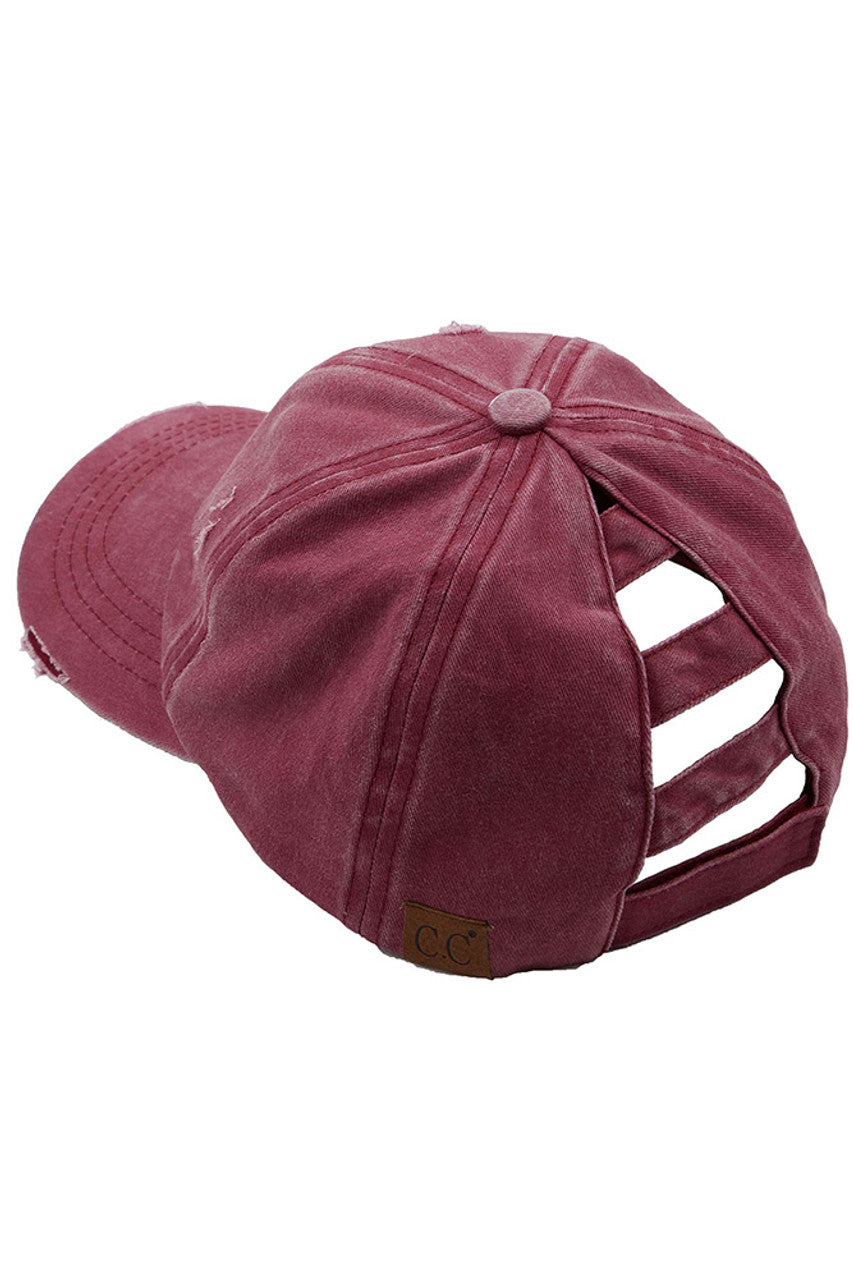 C.C BASEBALL PONYCAP