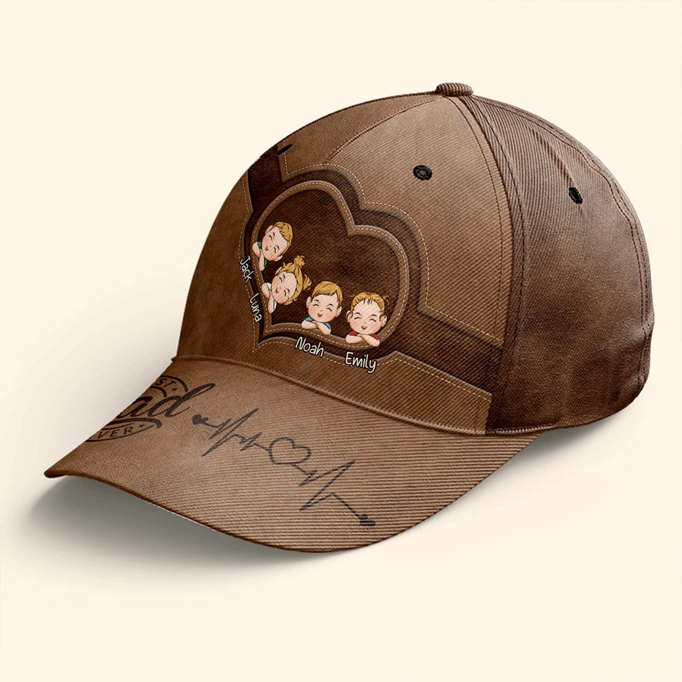 Best Dad Ever - Personalized Classic Cap - Father's Day Gift for Dad, Papa, Grandpa, Daddy, Dada