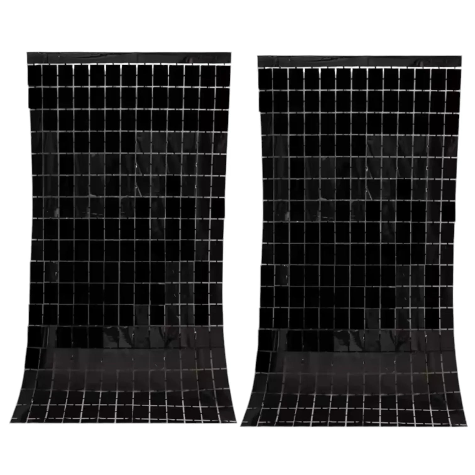 Birthday Party Shimmer Wall Curtains 2-Pack