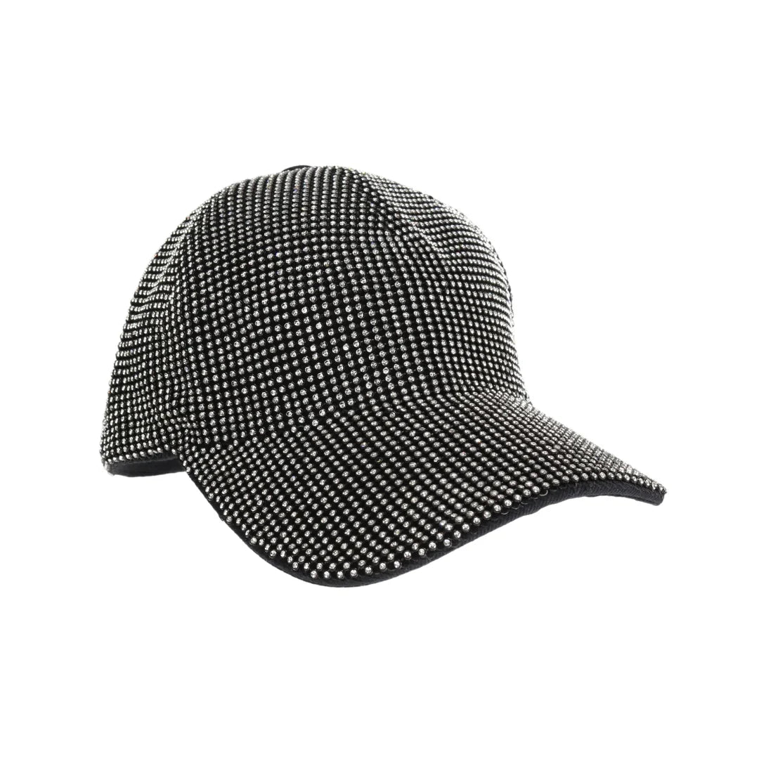 Allover Rhinestone C.C Ball Cap