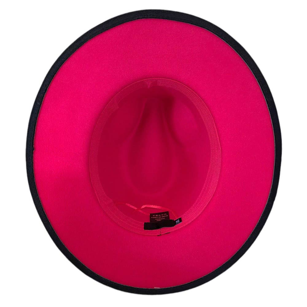 Belt Band Pointed Fedora Hat