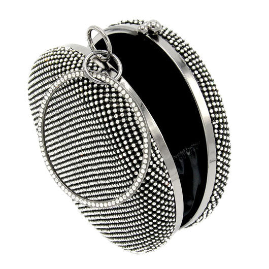 Bling Round Evening Tote Crossbody Bag