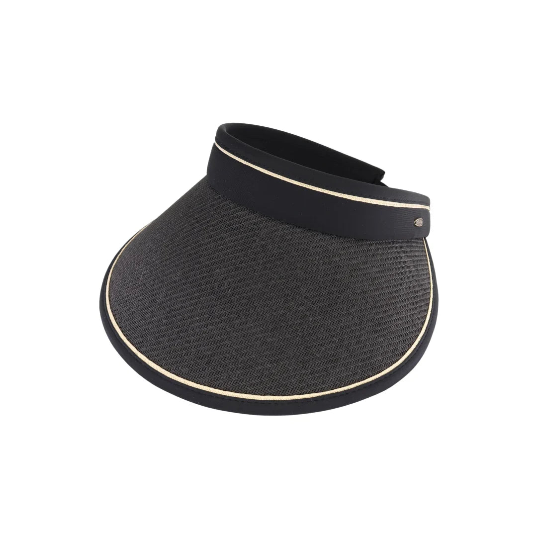 Bold Adjustable Straw Visor C.C Sunhat