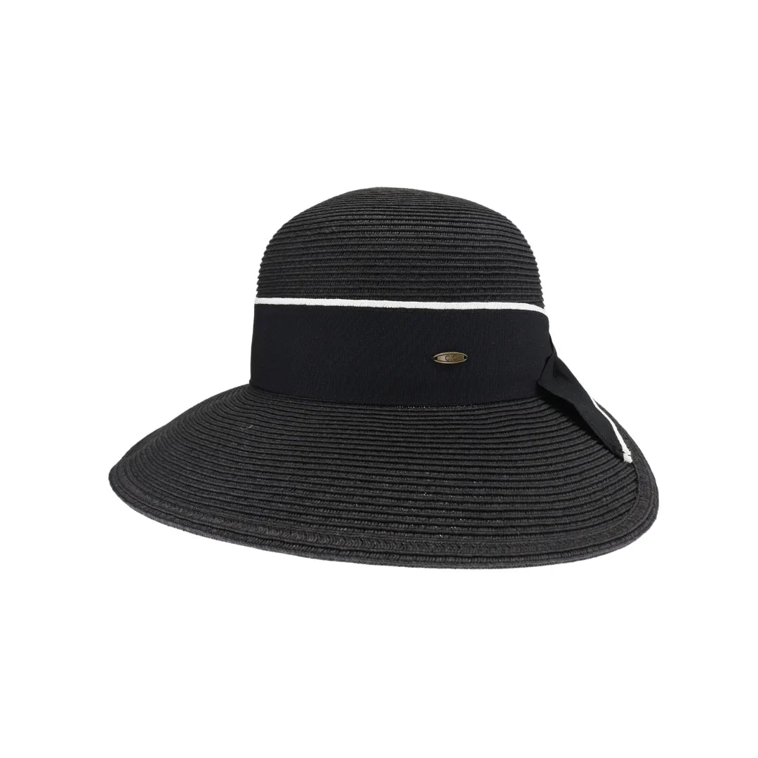 Butterfly Split Bow Back C.C Brim hat
