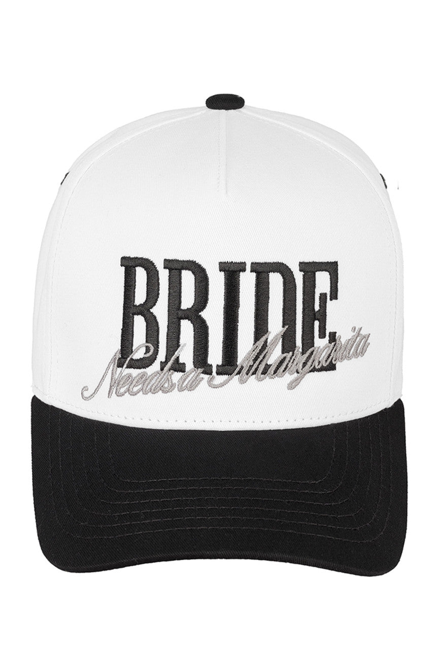 C.C BRIDE NEEDS A MARGARITA Two Tone Trucker Cap