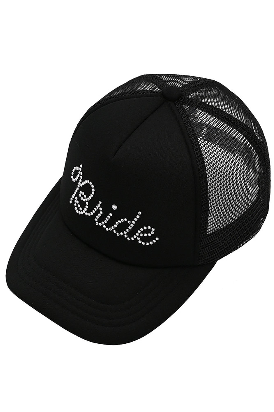 C.C Bride Rhinestone Trucker Cap