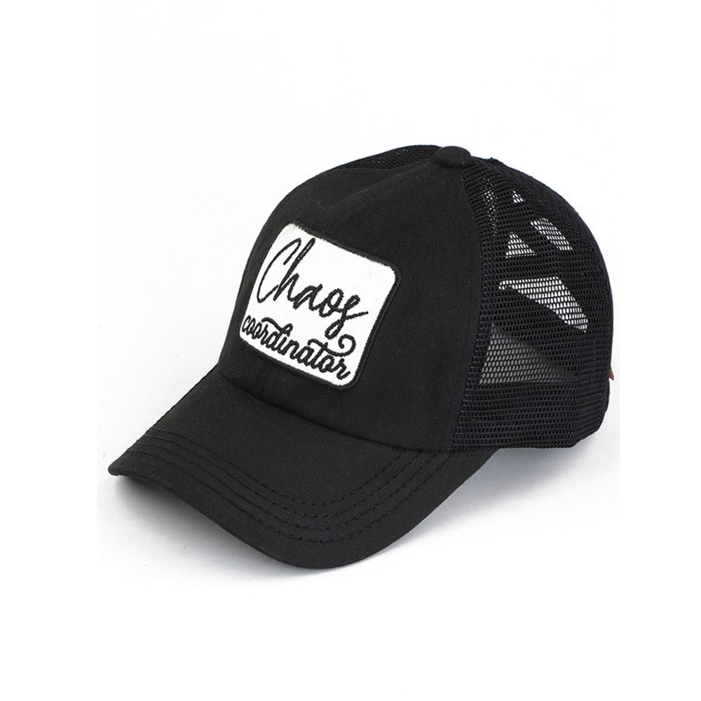 C.C CHAOS COORDINATOR PATCH PONY CAP